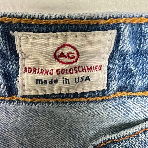 AG Adriano Goldschmeid Womens Stilt Cigarette Jeans Denim Size 27 Slim Straight - Picture 5 of 11